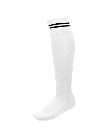 Chaussettes de Sport à Rayures - Blanc & Noir