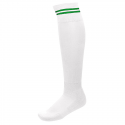 Chaussettes de Sport à Rayures - Blanc & Vert
