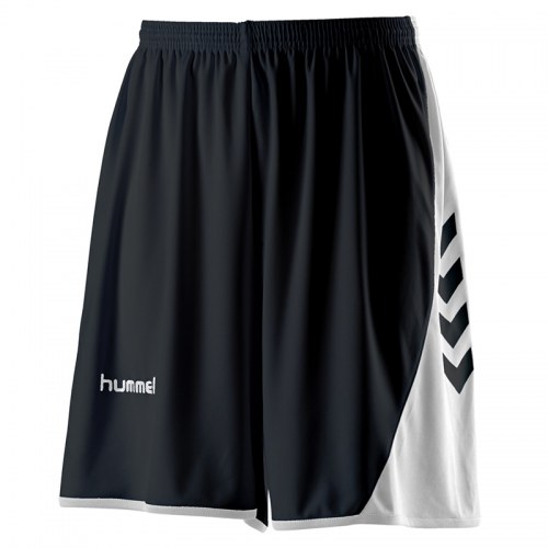 Hummel Hoop Shorts - Noir & Blanc
