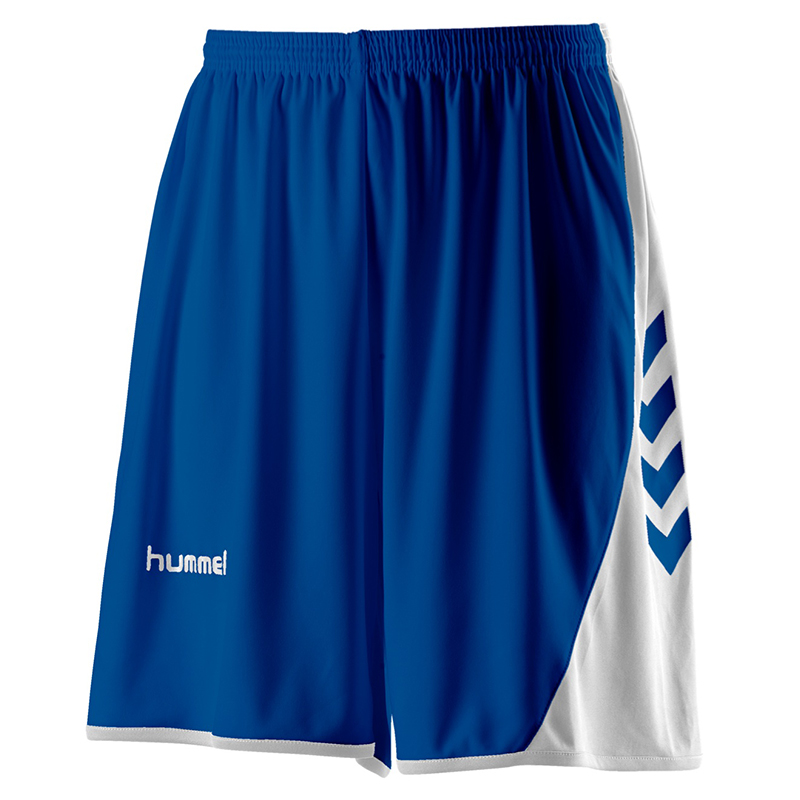 Hummel Hoop Shorts - Royal & Blanc