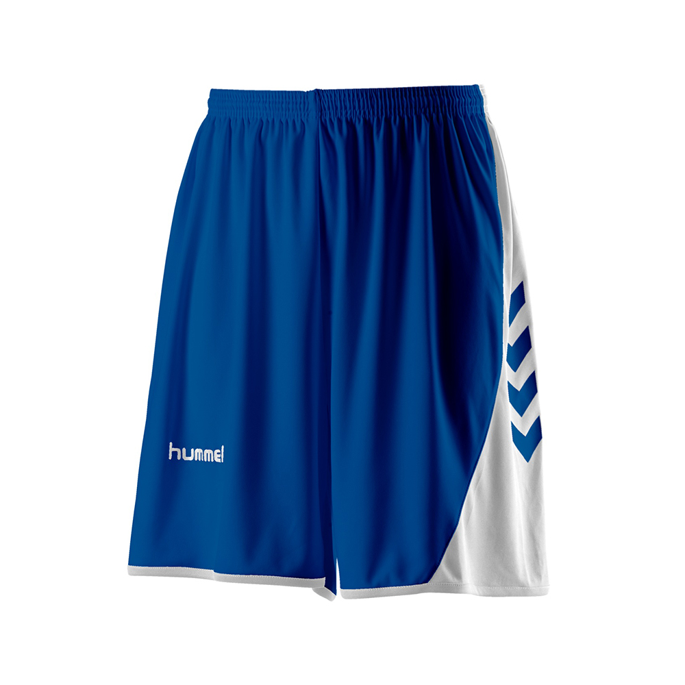 Hummel Hoop Shorts - Royal & Blanc