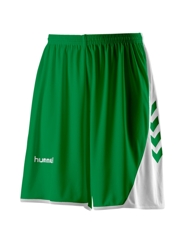 Hummel Hoop Shorts - Vert & Blanc