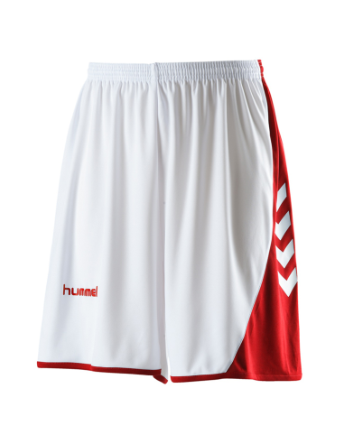 Hummel Hoop Shorts - Blanc & Rouge