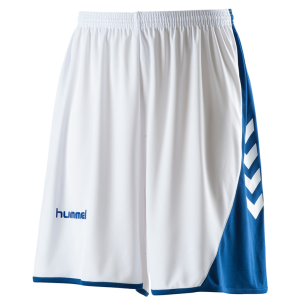 Hummel Hoop Shorts - Blanc & Royal