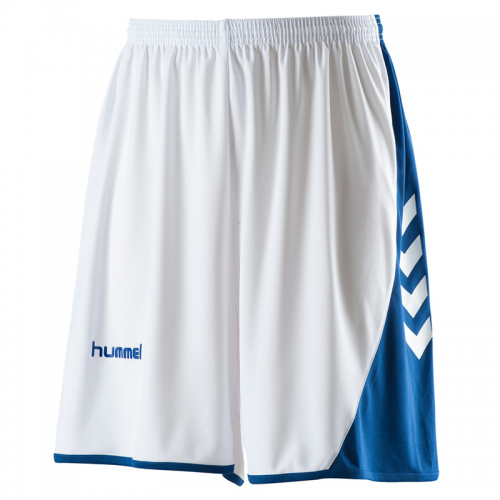 Hummel Hoop Shorts - Blanc & Royal