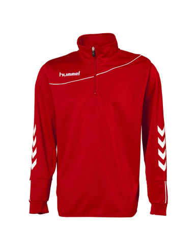 Hummel Sweat Demi-Zip Corporate - Rouge