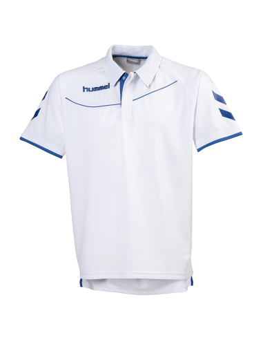 Hummel Polo Corporate - Blanc & Royal