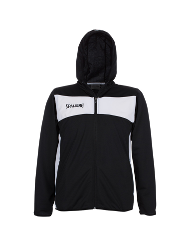 Spalding Evolution II Hooded Classic Jacket - Noir & Blanc