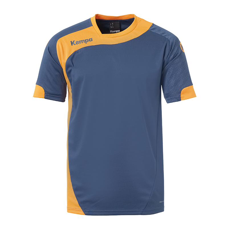 Kempa Peak Shirt - Pétrole & Orange