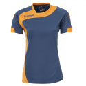 Kempa Peak Shirt Women - Pétrole & Orange