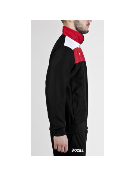 Joma Crew Veste Micro - Noir & Rouge