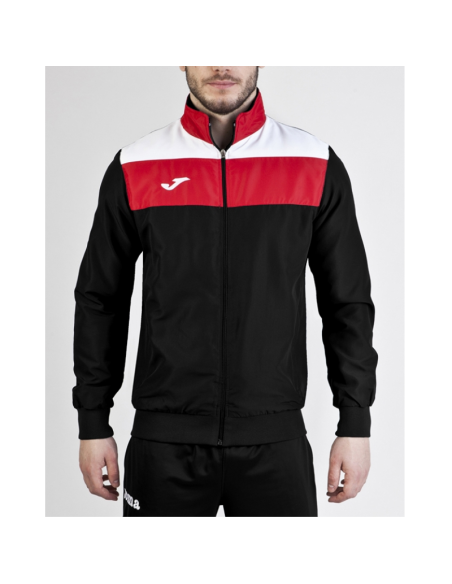 Joma Crew Veste Micro - Noir & Rouge