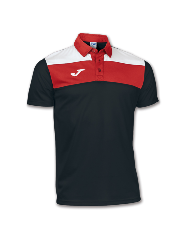 Joma Crew Polo Dry MX - Noir & Rouge