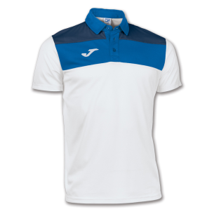 Joma Crew Polo Dry MX - Blanc & Roy