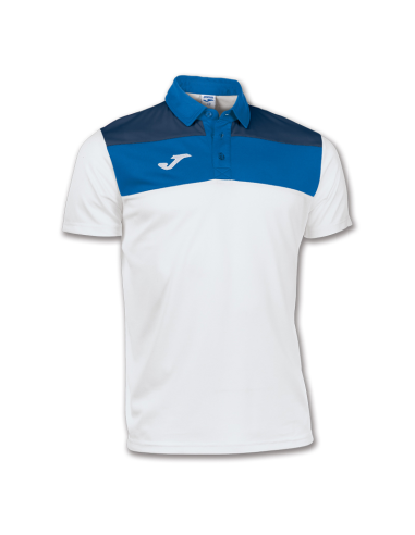 Joma Crew Polo Dry MX - Blanc & Roy