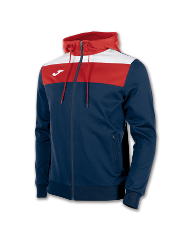 Joma Crew Veste Polyfleece - Marine & Rouge