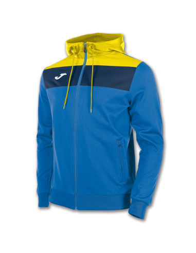 Joma Crew Veste Polyfleece - Royal & Jaune