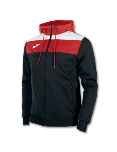 Joma Crew Veste Polyfleece - Noir & Rouge