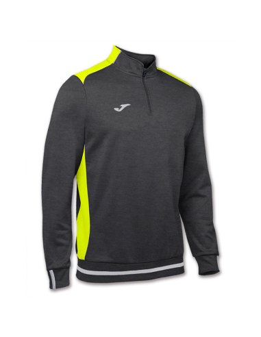 Joma Campus II 1/4 Zip - Gris & Jaune