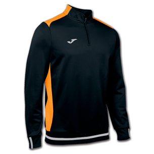 Joma Campus II 1/4 Zip - Noir & Orange
