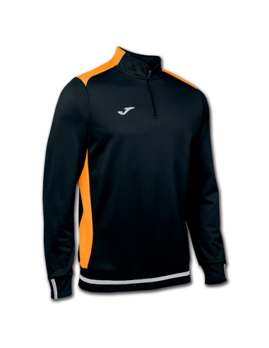 Joma Campus II 1/4 Zip - Noir & Orange