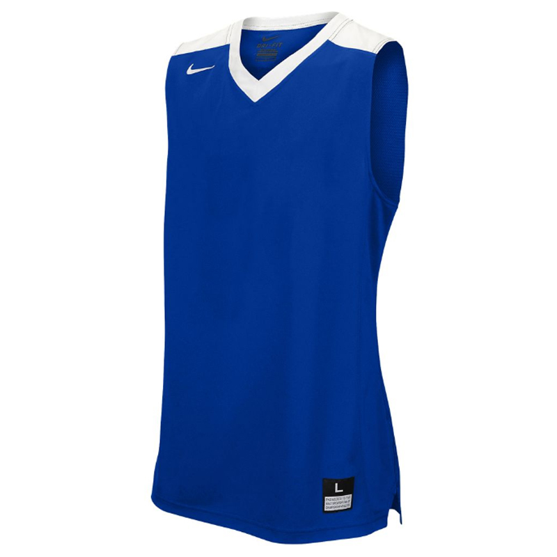 Nike Elite Franchise Jersey - Royal & Blanc