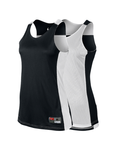 Nike League Reversible Tank Femme - Noir & Blanc