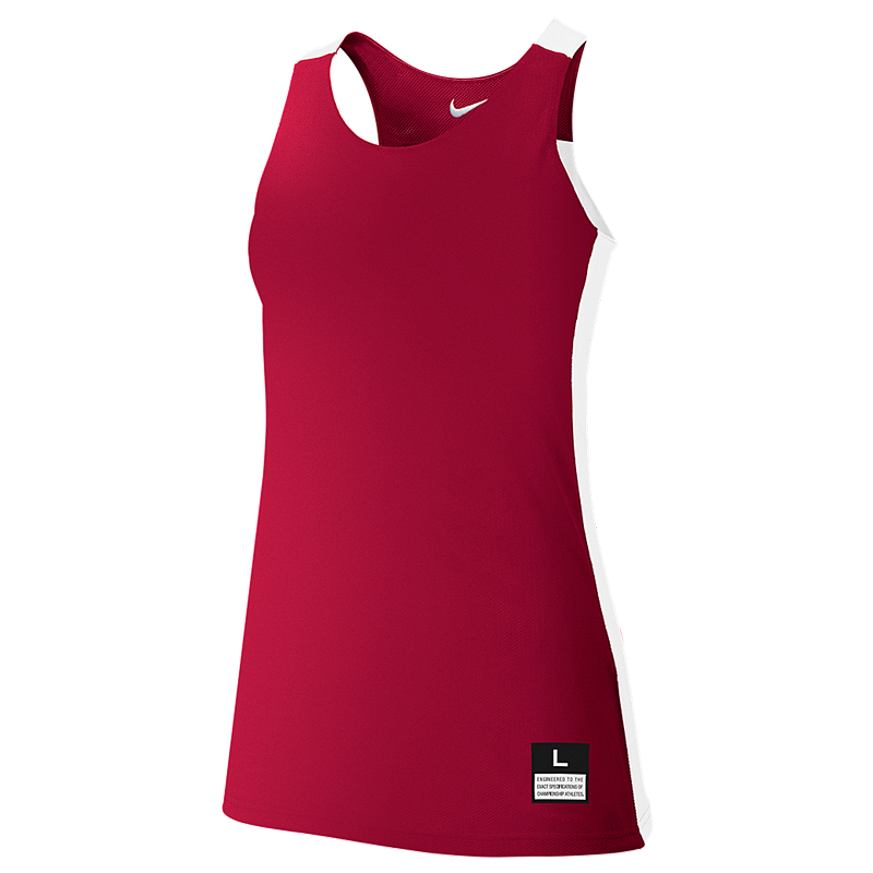 Nike League Reversible Tank Femme - Rouge & Blanc