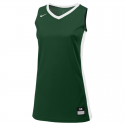 Nike Fastbreak Jersey - Vert & Blanc