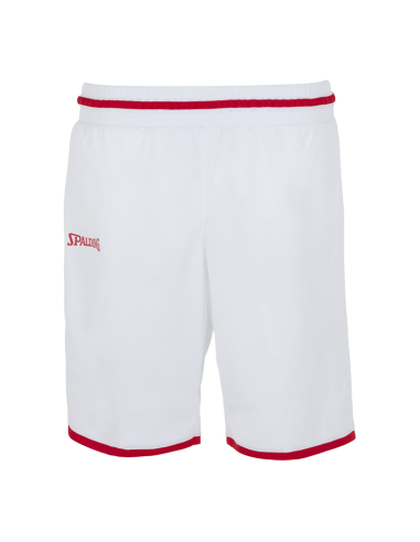 Spalding Move Shorts Women - Blanc et rouge