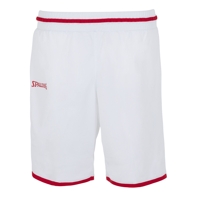 Spalding Move Shorts Women - Blanc et rouge
