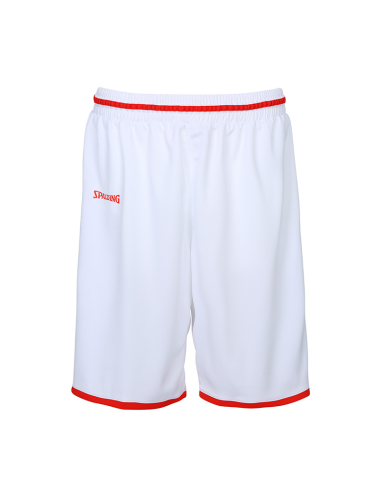 Spalding Move Shorts - Blanc & Rouge