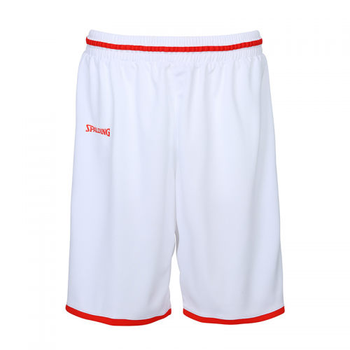 Spalding Move Shorts - Blanc & Rouge