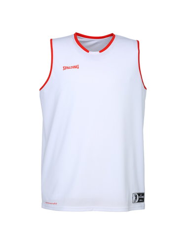 Spalding Move Tank Top - Blanc & Rouge