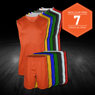Premier prix Basketball - lot de 10 maillots-shorts 2