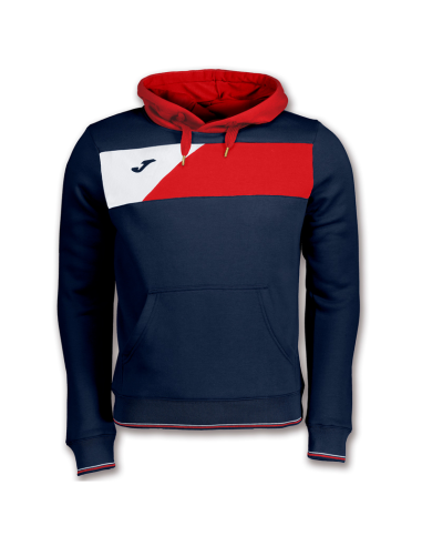 Joma Crew II Hoodie - Marine & Rouge