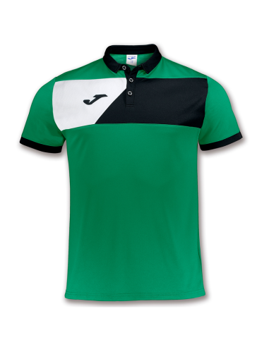 Joma Crew II Polo - Vert, Noir & Blanc