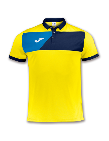 Joma Crew II Polo - Jaune, Marine & Royal