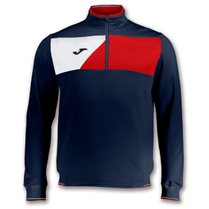 Joma Crew II 1/4 Zip - Marine & Rouge