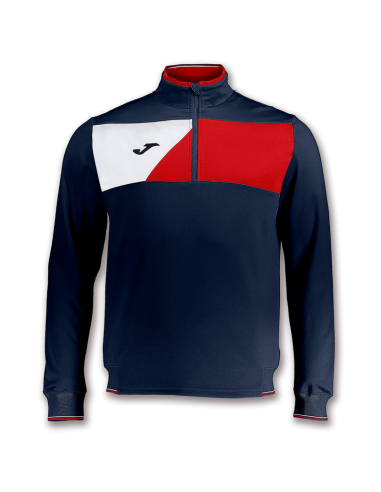 Joma Crew II 1/4 Zip - Marine & Rouge