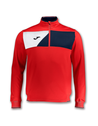 Joma Crew II 1/4 Zip - Rouge & Marine