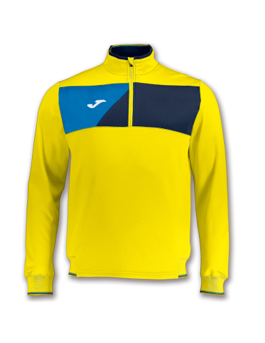 Joma Crew II 1/4 Zip - Jaune & Bleu