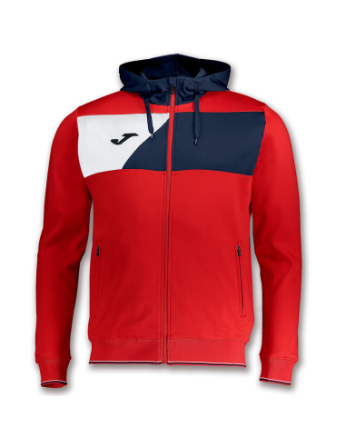 Joma Crew II Veste Capuche - Rouge & Marine