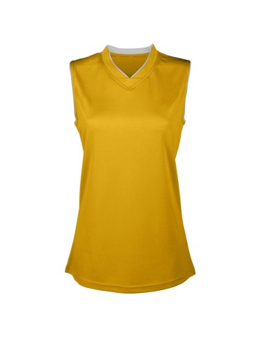 Maillot Basketball Femme - Jaune