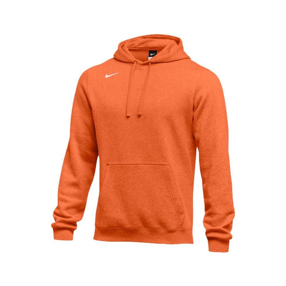 Nike Club Fleece Pullover  Hoody - Orange