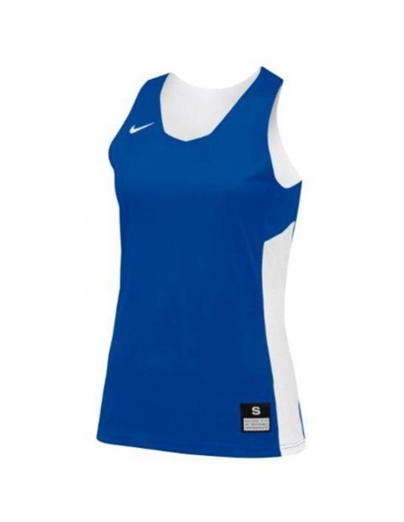 Nike Reversible Tank Femme - Royal & Blanc