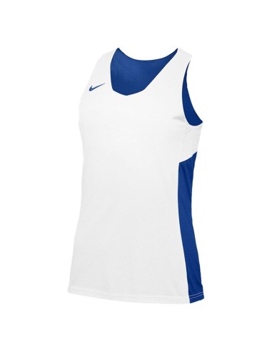 Nike Reversible Tank Femme - Royal & Blanc