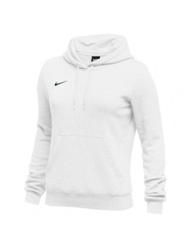 Nike Club Fleece Pullover  Hoody Femme - Blanc