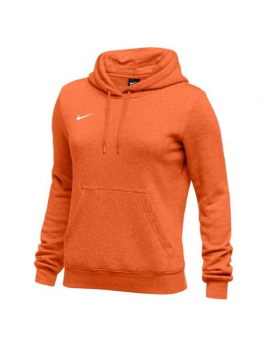 Nike Club Fleece Pullover  Hoody Femme - Orange