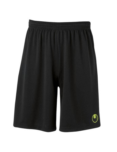 Uhlsport Center Basic II Shorts - Noir & Vert Flash